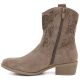 3. Women’s Beige Perforated Ankle Boots M.Daszyński MR2353-23