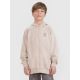 Boys' zip-up sweatshirt with hood 4F 4FJRSS25TSWSM2103-83S