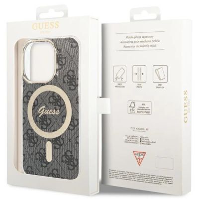 7. Guess GUHMP13LH4STK iPhone 13 Pro / 13 6.1" black/black hardcase 4G MagSafe