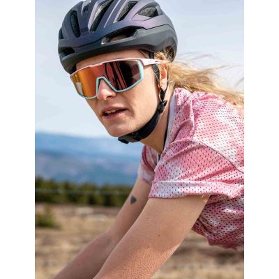 3. Julbo Fury Glasses - Matte Pastel Pink / Pastel Blue | Spectron 3Cf