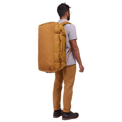 6. Thule Chasm TDSD303 Golden Brown Sports Bag 70L Polyester Brown