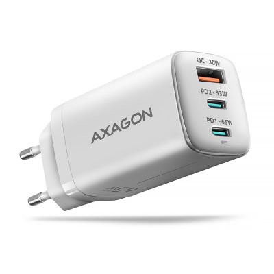 Axagon ACU-DPQ65W Mobile Device Charger Universal White AC Fast Charging Internal