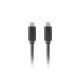 LANBERG CABLE USB-C M/M 3.2 GEN2 0.5M 10GB/S PD100W CA-CMCM-32CU-0005-BK