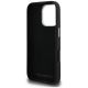7. Karl Lagerfeld FW Grained Karl & Choupette Heads Pins Case for iPhone 16 Pro - Black