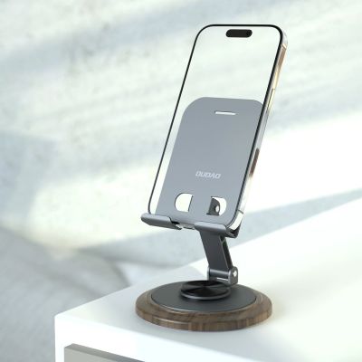 4. Dudao F17M 360° metal phone stand - gray
