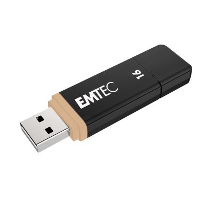 8. Emtec K100 USB Flash Drive 16GB USB Type-A 2.0 Black, Multicolor