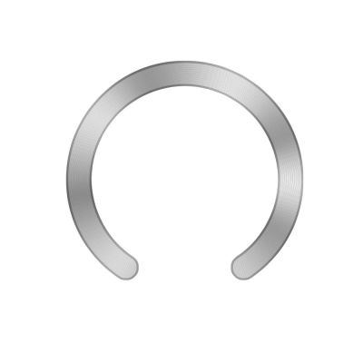 2. Tech-Protect MMP-210 MagSafe 2-Pack Magnetic Ring - Silver / Navy Blue
