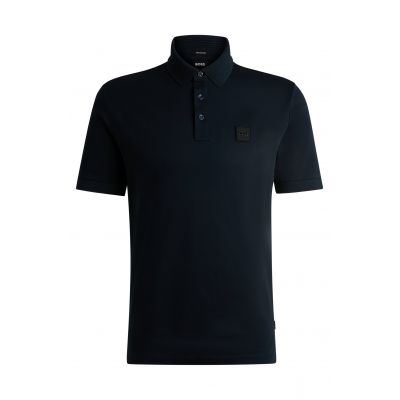 BOSS Parlay 143 BLU Men's Polo Shirt Classic Regular Fit Navy Blue (50515596-405)