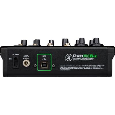 5. Mackie ProFX6v3 - Analog Mixer with USB Interface