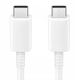 2. Samsung EP-DA705BWE USB-C - USB-C 3A Cable 1m (OOB Bulk - Replacement Packaging) - White