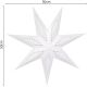 11. PAPER DECORATION STAR 50CM 7 ARMS WHITE