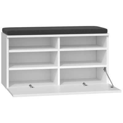 3. RIVA WHITE SHOE CABINET