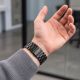 6. Tech-Protect Stainless Bracelet for Apple Watch 44 / 45 / 46 / 49 mm – Black