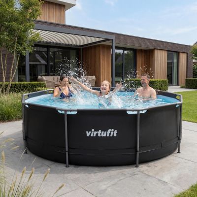 7. VIRTUFIT ROUND POOL 366 CM WITH FILTER PUMP