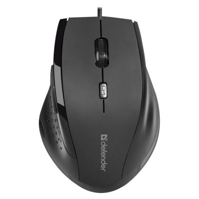 2. DEFENDER WIRED MOUSE ACCURA MM-362 BLACK OPTICAL 1600DPI 6P 52362