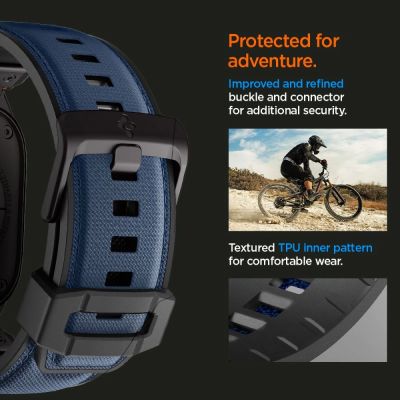 11. Spigen DuraPro Armor Strap for Apple Watch 44 / 45 / 46 / 49 mm - Navy Blue