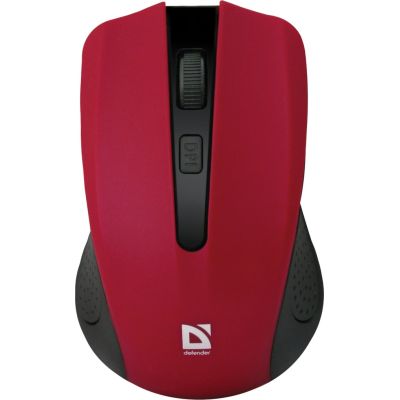 2. DEFENDER WIRELESS MOUSE ACCURA MM-935 RF RED OPTICAL 1600DPI 4P 52937