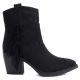 2. Women's insulated cowboy boots with fringes, black M.Daszyński MR2520-1