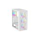 5. GENESIS DIAXID 605 ARGB MIDI TOWER CASE WITH WINDOW, USB-C, WHITE