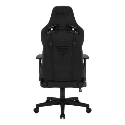 7. SENSE7 Sentinel Gaming Chair Upholstered Seat Black
