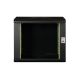 2. Digitus Unique 19" 9U rackmount network cabinet, 600x450, glass door, black, undivided, assembled, 100kg