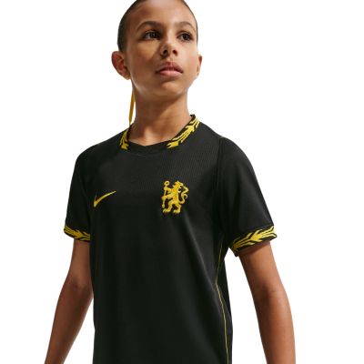 4. Nike Chelsea FC Stadium 2026/27 Kids' Jersey Black II1707 011