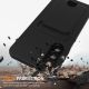 2. Samsung Galaxy A57 5G TPU Case with Card Holder and Crossbody Lanyard - Black