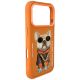 5. Nimmy Glasses Cool Dog Case for iPhone 17 Pro Max - Orange