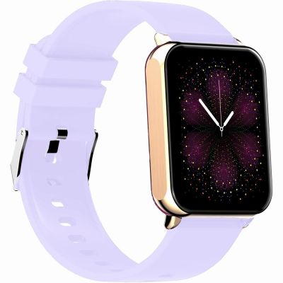 9. Smartwatch Gravity Rose Gold Purple 2 Straps GT17-3