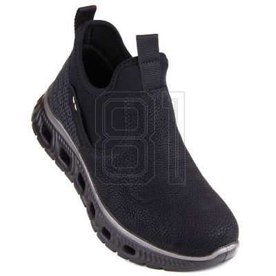 27. Rieker W RKR616 comfortable slip-on ankle boots, black
