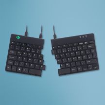 R-Go Tools Ergonomic R-Go Split Break v2 Keyboard with Break Software, QWERTZ_DE, Wired, Black
