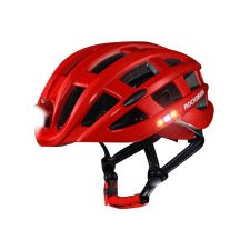 Rockbros MTB bike helmet with light red 57-62cm