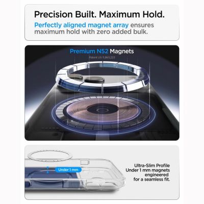 10. Spigen Ultra Hybrid MagSafe Case for iPhone 18 Pro Max / 17 Pro Max - Matte Blue