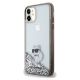 2. Karl Lagerfeld Liquid Glitter Choupette case for iPhone 11 / Xr - transparent