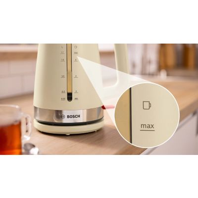 5. Bosch MyMoment TWK4M227 Kettle (2400W; Cream)