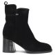 2. Black Women’s Leather Heeled Ankle Boots Filippo DBT8191