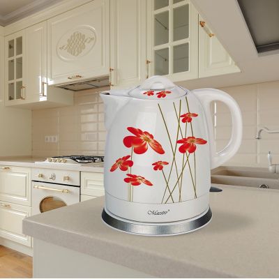 7. Ceramic electric kettle MAESTRO MR-066 red.