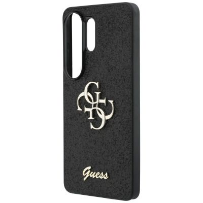 6. Guess Fixed Glitter Big 4G Metal Logo case for Samsung Galaxy S26 Ultra - black
