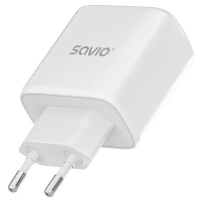 2. SAVIO LA-14 20W POWER DELIVERY 3.0 WALL CHARGER, WHITE