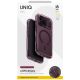 7. Uniq LifePro Xtreme Magclick Charging Case for iPhone 18 Pro / 17 Pro - Transparent Burgundy