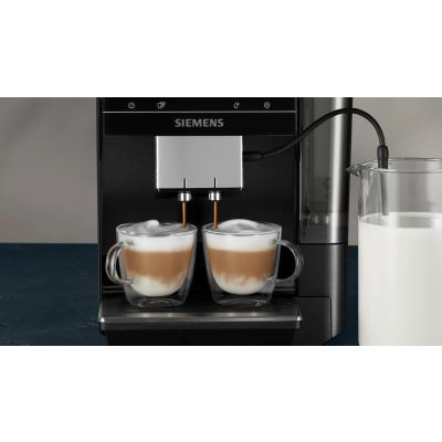 3. Siemens TP713RO9 EQ700 espresso machine (black; 19 bar)