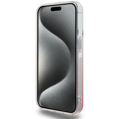 5. Hello Kitty IML Gradient Electrop Kitty Head case for iPhone 14 Pro - pink