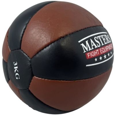 5. Natural Leather Medicine Ball MASTERS PL-NATURAL 5 kg