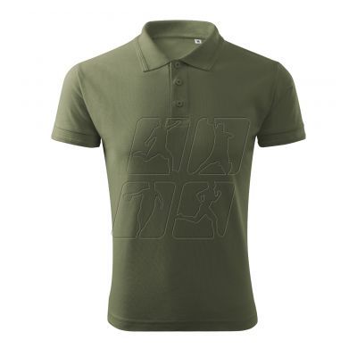 3. Malfini Pique Polo Free M MLI-F0309 khaki polo shirt