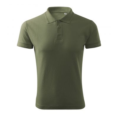 3. Malfini Pique Polo Free M MLI-F0309 khaki polo shirt