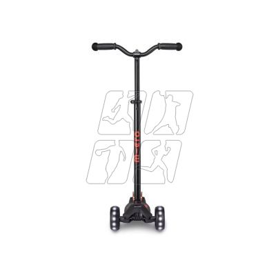 2. Maxi Micro Deluxe Pro LED Scooter Black Red