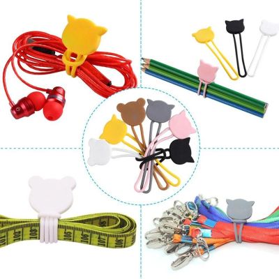 7. Silicone cable reel - white