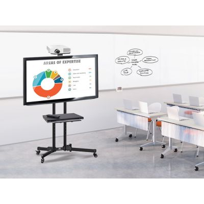 3. MACLEAN STAND TV TROLLEY ON WHEELS MC-661
