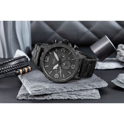 6. FOSSIL Nate JR1401 Men's Watch + BOX