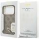 8. Guess 4G PU Triangle Logo & Stand Camera MagSafe Case for iPhone 18 Pro Max / 17 Pro Max – brown